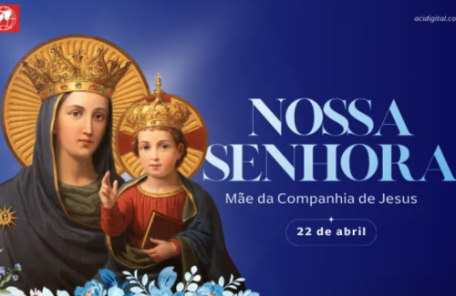 Hoje é celebrada a Nossa Senhora, Mãe da Companhia de Jesus