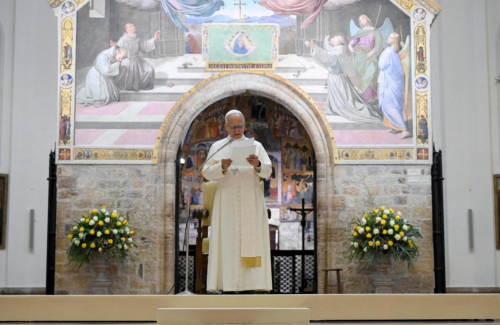 Uma missa e um encontro com jovens e franciscanos na agenda do Papa em Assis